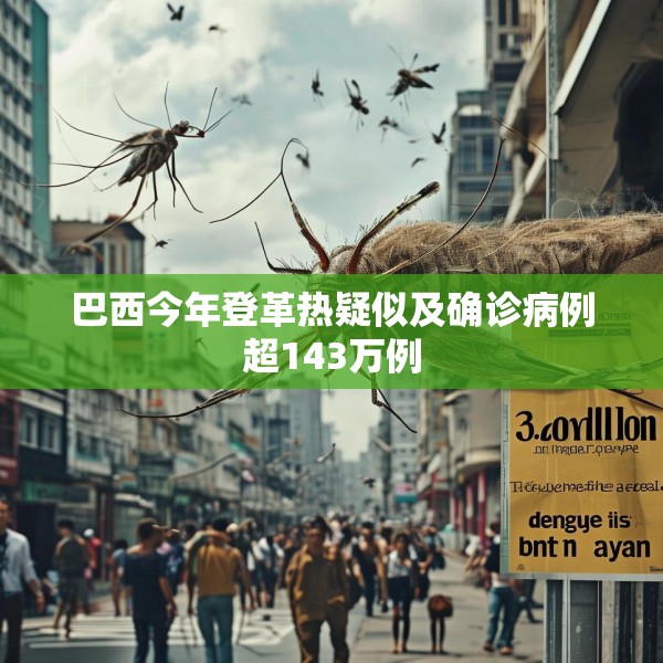 巴西今年登革热疑似及确诊病例超143万例