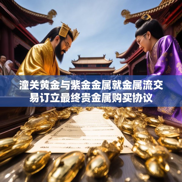 潼关黄金与紫金金属就金属流交易订立最终贵金属购买协议