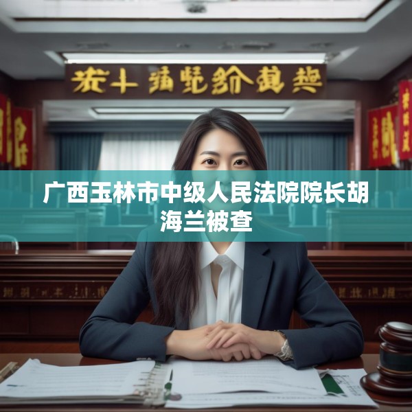 广西玉林市中级人民法院院长胡海兰被查