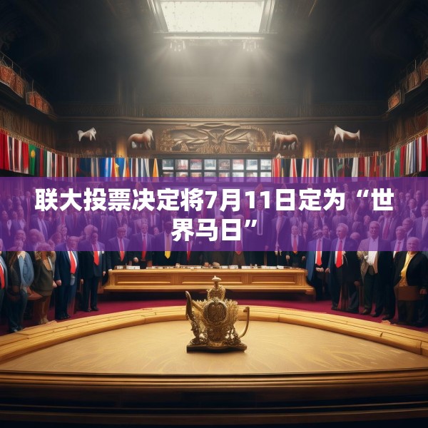 联大投票决定将7月11日定为“世界马日”