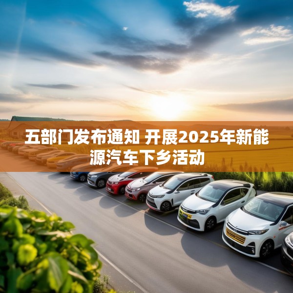 五部门发布通知 开展2025年新能源汽车下乡活动