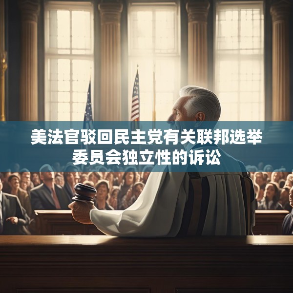 美法官驳回民主党有关联邦选举委员会独立性的诉讼