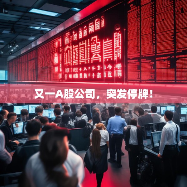 又一A股公司，突发停牌！