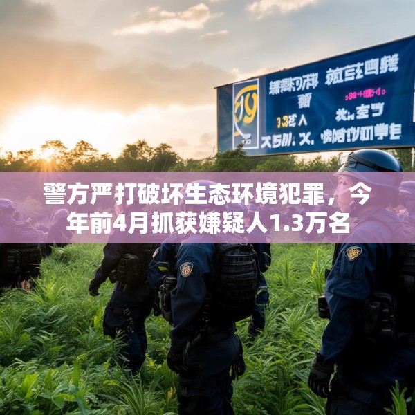 警方严打破坏生态环境犯罪，今年前4月抓获嫌疑人1.3万名