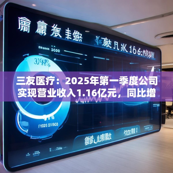 三友医疗：2025年第一季度公司实现营业收入1.16亿元，同比增长34.72%