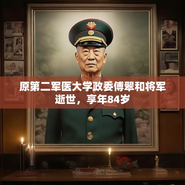 原第二军医大学政委傅翠和将军逝世，享年84岁