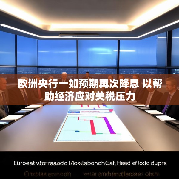 欧洲央行一如预期再次降息 以帮助经济应对关税压力