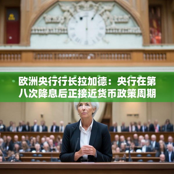 欧洲央行行长拉加德：央行在第八次降息后正接近货币政策周期尾声