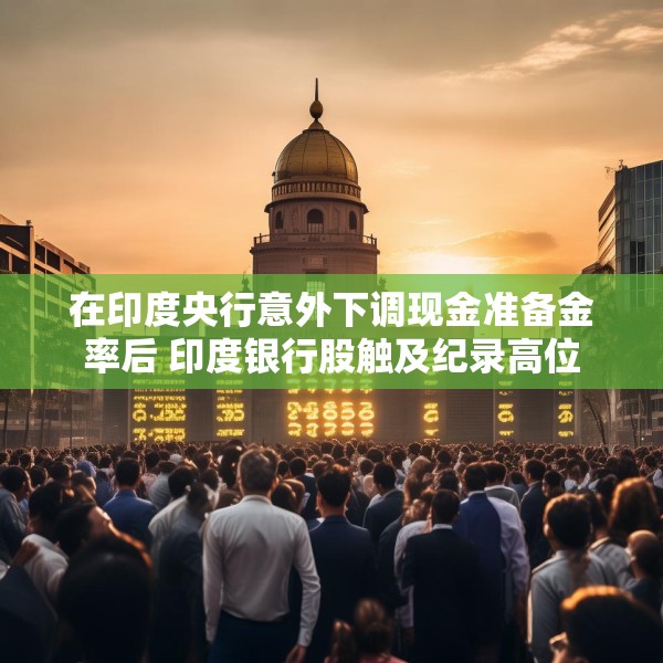 在印度央行意外下调现金准备金率后 印度银行股触及纪录高位
