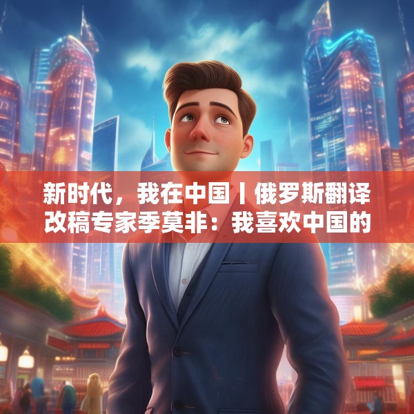 新时代，我在中国丨俄罗斯翻译改稿专家季莫非：我喜欢中国的发展活力
