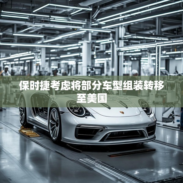 保时捷考虑将部分车型组装转移至美国