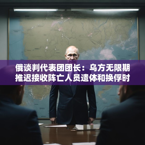 俄谈判代表团团长：乌方无限期推迟接收阵亡人员遗体和换俘时间