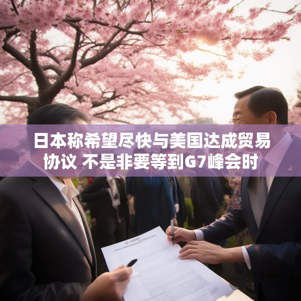 日本称希望尽快与美国达成贸易协议 不是非要等到G7峰会时