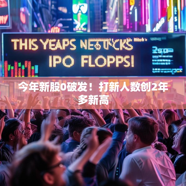 今年新股0破发！打新人数创2年多新高