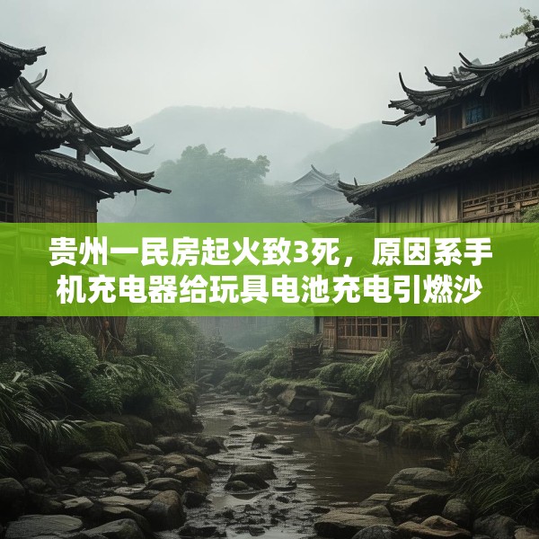 贵州一民房起火致3死，原因系手机充电器给玩具电池充电引燃沙发