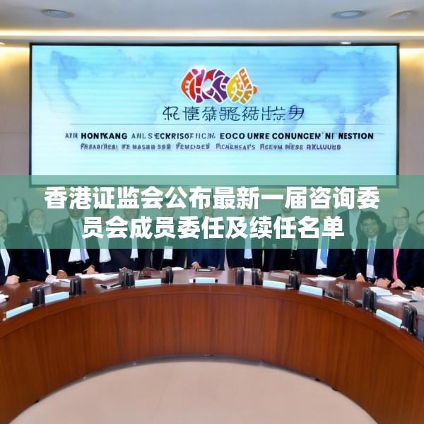 香港证监会公布最新一届咨询委员会成员委任及续任名单