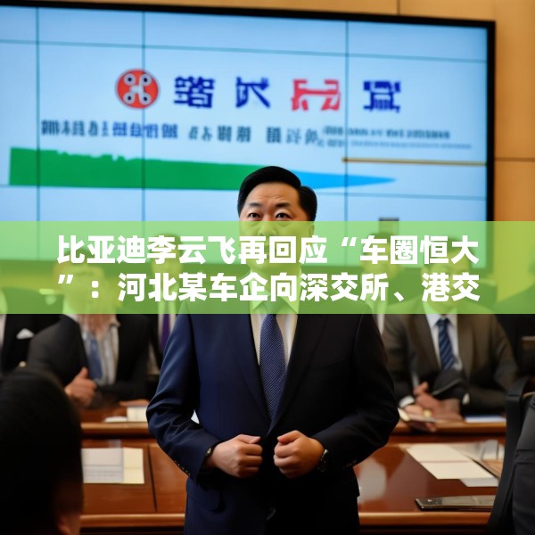 比亚迪李云飞再回应“车圈恒大”：河北某车企向深交所、港交所及监管机构恶意举报比亚迪