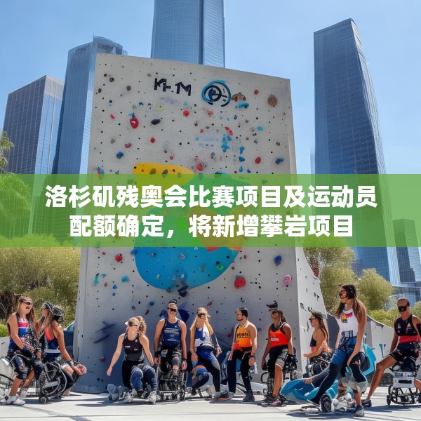 洛杉矶残奥会比赛项目及运动员配额确定，将新增攀岩项目