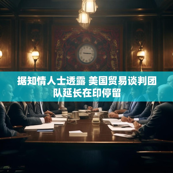 据知情人士透露 美国贸易谈判团队延长在印停留