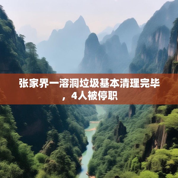 张家界一溶洞垃圾基本清理完毕，4人被停职
