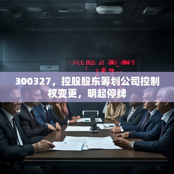300327，控股股东筹划公司控制权变更，明起停牌