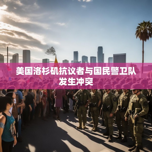 美国洛杉矶抗议者与国民警卫队发生冲突