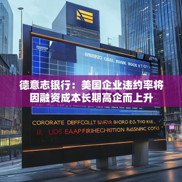 德意志银行：美国企业违约率将因融资成本长期高企而上升