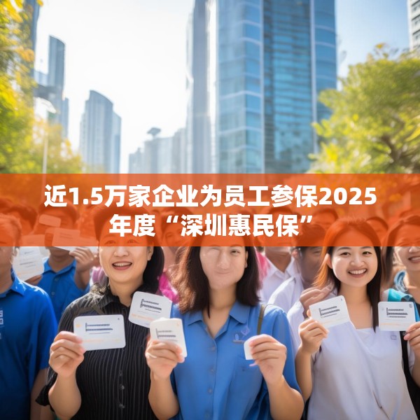 近1.5万家企业为员工参保2025年度“深圳惠民保”