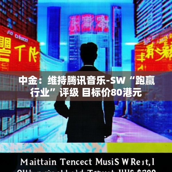 中金：维持腾讯音乐-SW“跑赢行业”评级 目标价80港元