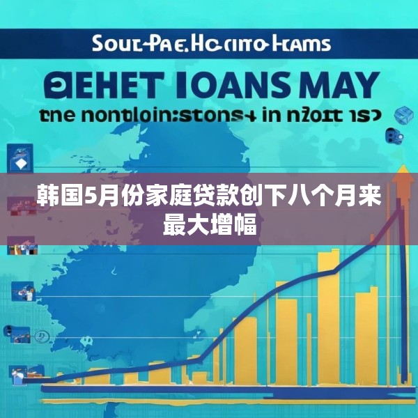 韩国5月份家庭贷款创下八个月来最大增幅