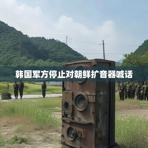 韩国军方停止对朝鲜扩音器喊话