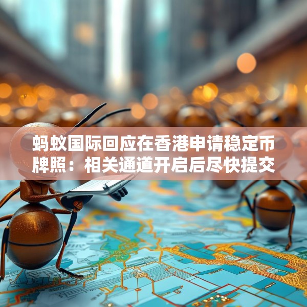 蚂蚁国际回应在香港申请稳定币牌照：相关通道开启后尽快提交