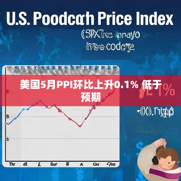 美国5月PPI环比上升0.1% 低于预期