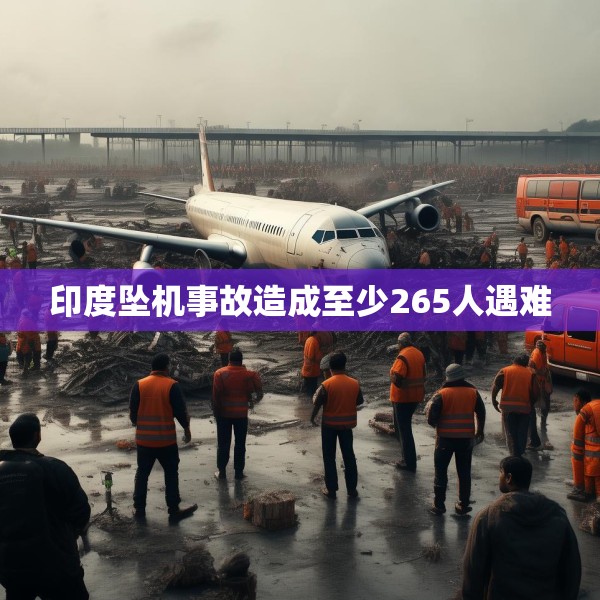 印度坠机事故造成至少265人遇难