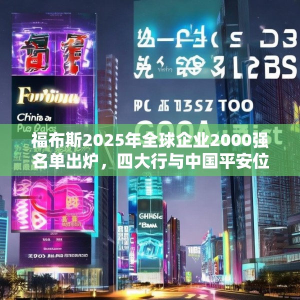 福布斯2025年全球企业2000强名单出炉，四大行与中国平安位列前五