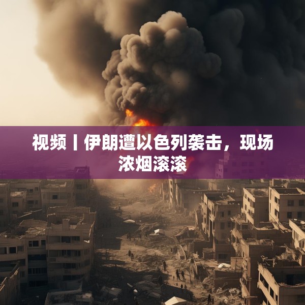 视频丨伊朗遭以色列袭击，现场浓烟滚滚