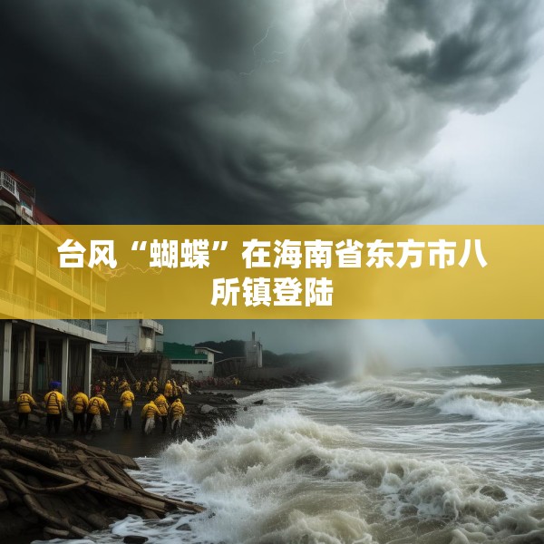 台风“蝴蝶”在海南省东方市八所镇登陆