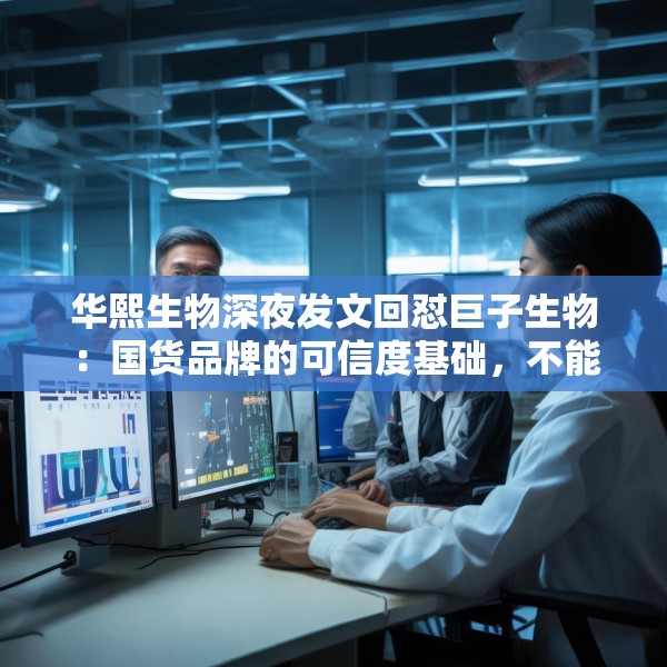 华熙生物深夜发文回怼巨子生物：国货品牌的可信度基础，不能建立在学术名称与概念滥用之上