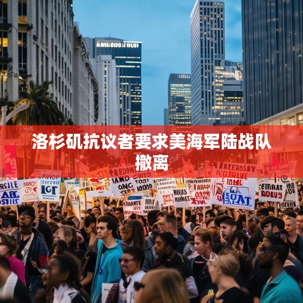 洛杉矶抗议者要求美海军陆战队撤离