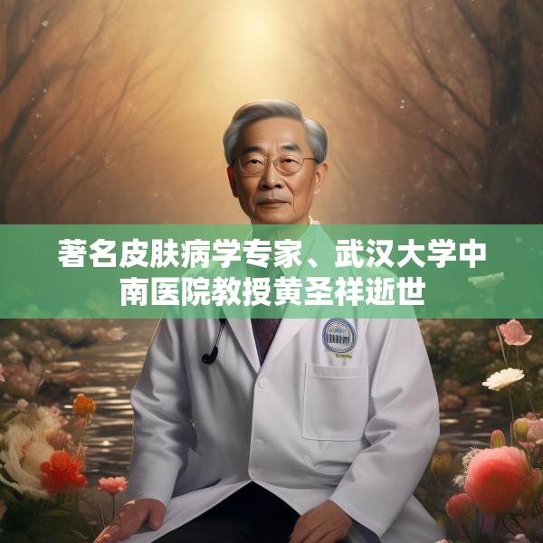 著名皮肤病学专家、武汉大学中南医院教授黄圣祥逝世