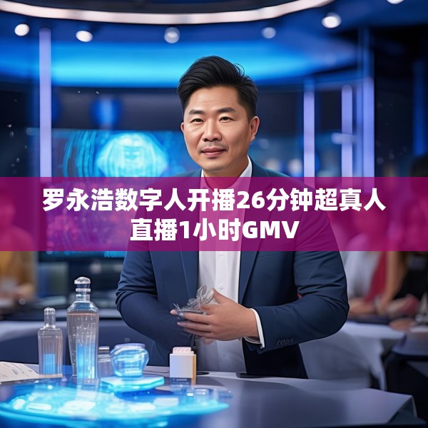 罗永浩数字人开播26分钟超真人直播1小时GMV