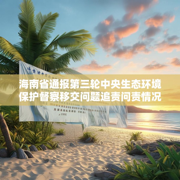 海南省通报第三轮中央生态环境保护督察移交问题追责问责情况