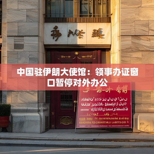 中国驻伊朗大使馆：领事办证窗口暂停对外办公