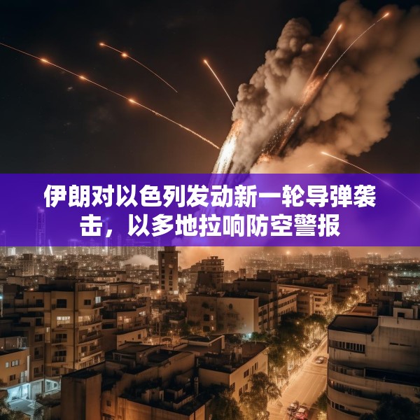 伊朗对以色列发动新一轮导弹袭击，以多地拉响防空警报